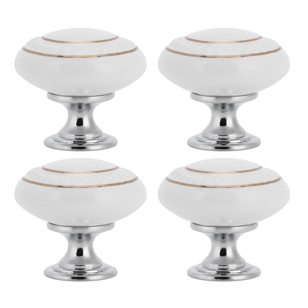 4Pcs Set Modern Ceramic Handle Pull Handle Knobs Hardware Fittings for Drawer Closet Cabinet Type 1
4Pcs Set Modern Ceramic Handle Pull Handle Knobs Hardware Fittings for Drawer Closet Cabinet Type 1