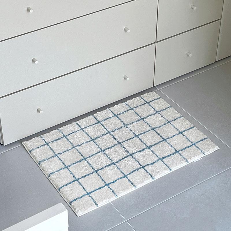 VIKAMA Summer InS-style Korean Striped Checkered Bedroom Carpet, Anti-slip and Absorbent Bathroom Floor Mat, Home Decoration 40X60CM(1.3X2FT
VIKAMA Summer InS-style Korean Striped Checkered Bedroom Carpet, Anti-slip and Absorbent Bathroom Floor Mat, Home Decoration 40X60CM(1.3X2FT