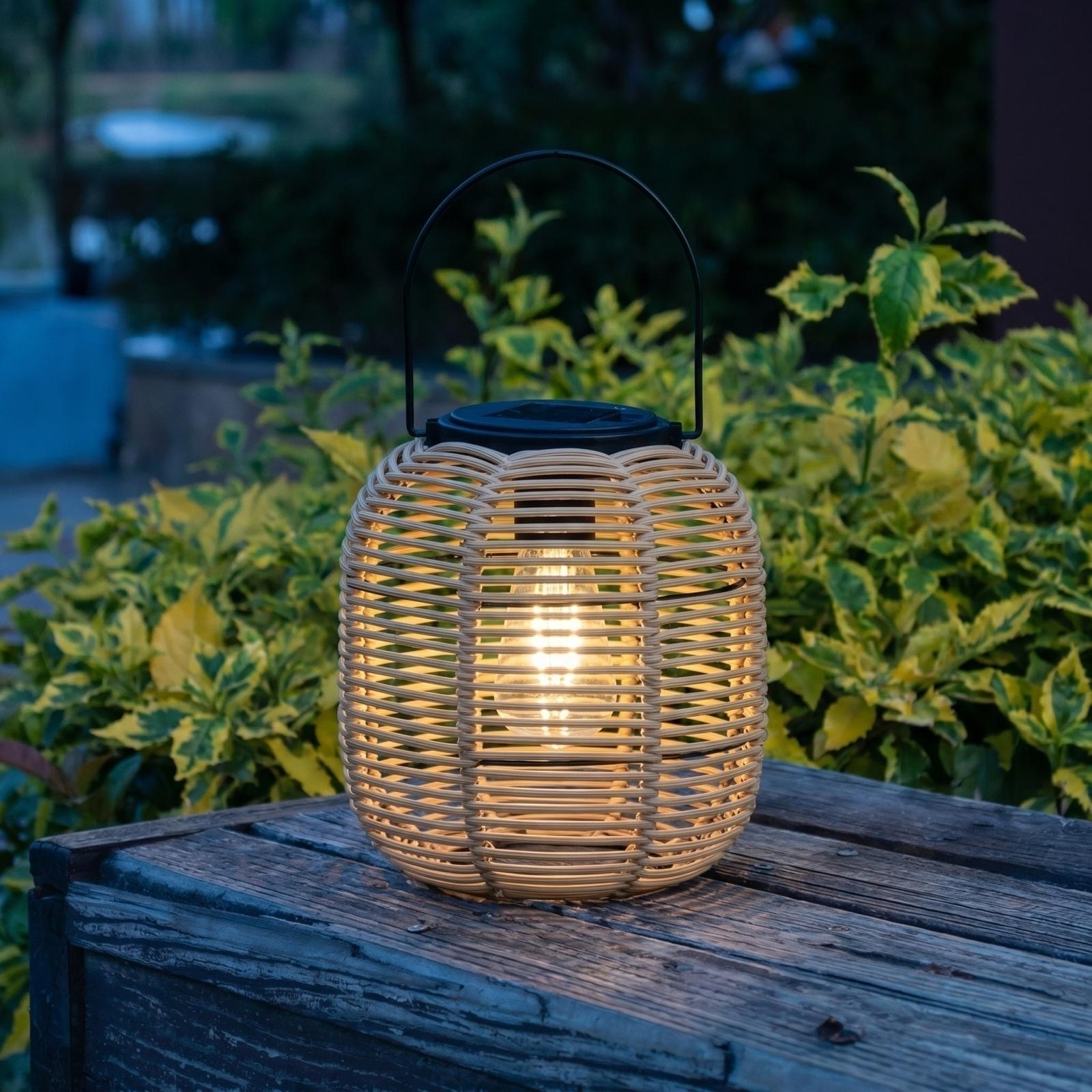 Woven Rattan Lantern Hanging Outdoor Solar Light with Tungsten Filament Bulb for Garden Patio Yard Decorative Lighting one size
Woven Rattan Lantern Hanging Outdoor Solar Light with Tungsten Filament Bulb for Garden Patio Yard Decorative Lighting one size