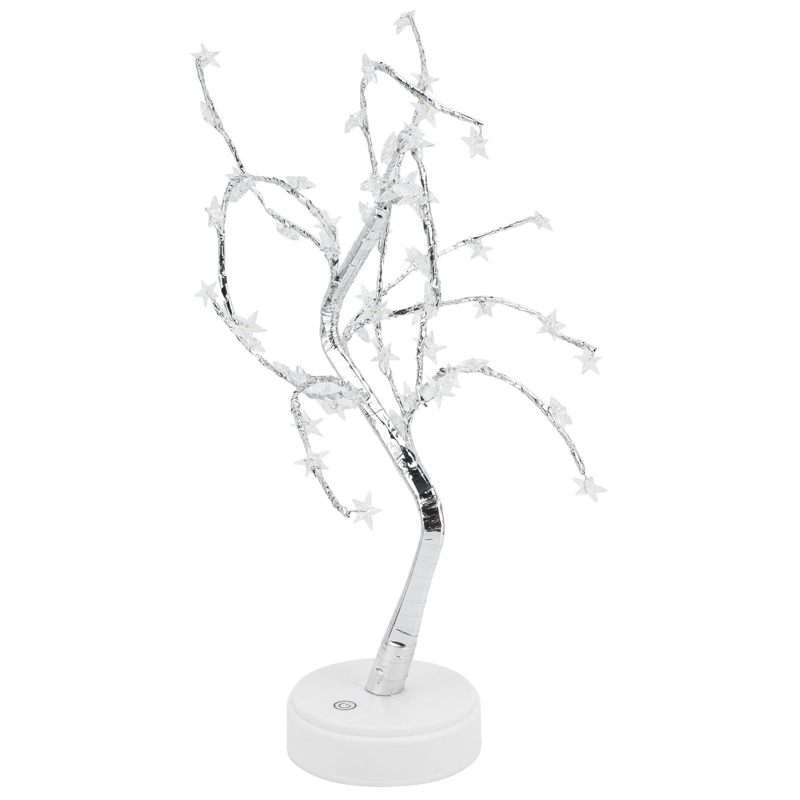 60LEDs Night Light USB Powered Light Copper Wire Night Lamp Artificial Tree Shaped Lamp with FivePointed Star for Home
60LEDs Night Light USB Powered Light Copper Wire Night Lamp Artificial Tree Shaped Lamp with FivePointed Star for Home