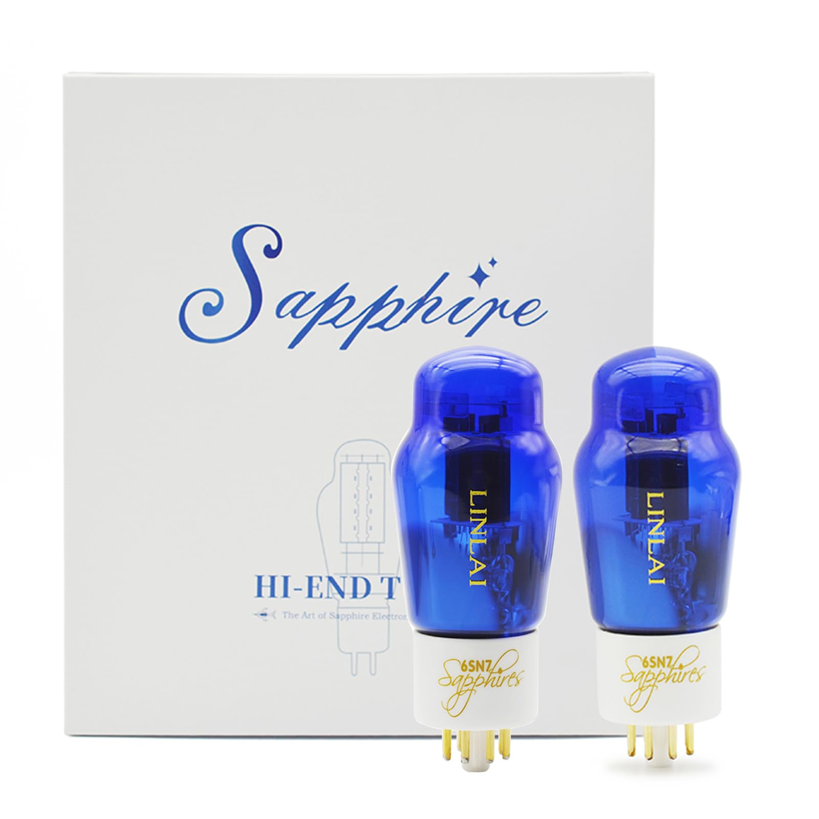 LINLAI 6SN7 Sapphire 1 пара свободно согласующих вакуумных ламп для HiFi аудио усилителя (6SN7-Сапфир)
LINLAI 6SN7 Sapphire 1 пара свободно согласующих вакуумных ламп для HiFi аудио усилителя (6SN7-Сапфир)