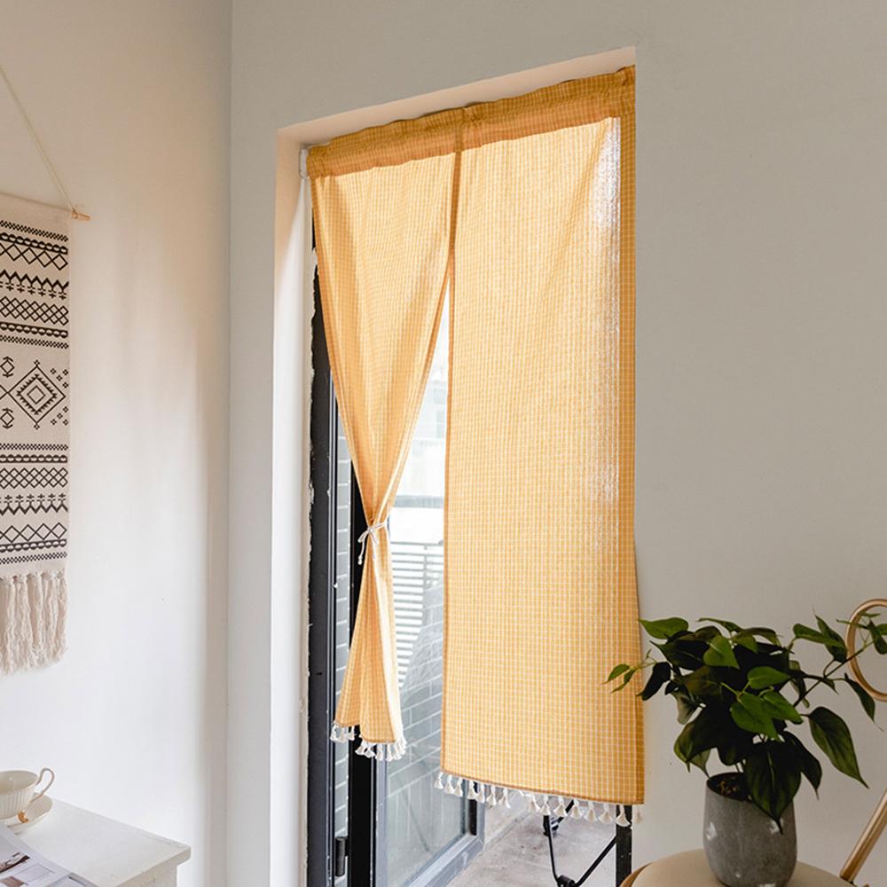 90*180CM Cotton Linen Blackout Door Curtain Ins Non-Perforated Fabric Partition Hanging Shading Curtain for Household Partitions жёлтый
90*180CM Cotton Linen Blackout Door Curtain Ins Non-Perforated Fabric Partition Hanging Shading Curtain for Household Partitions жёлтый