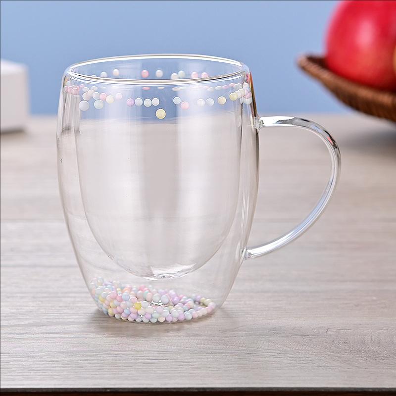 Double-layer Glass Quicksand Dry Flower Cup High Borosilicate Glass Mug Personalized Cups Coffee Mugs Beer Glasses for Water Bar about 350ml
Double-layer Glass Quicksand Dry Flower Cup High Borosilicate Glass Mug Personalized Cups Coffee Mugs Beer Glasses for Water Bar about 350ml