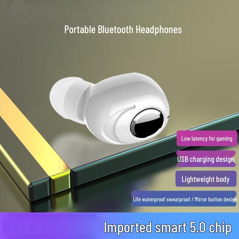 X8MINI Bluetooth Wireless Earbuds: Compact In-Ear Design, Low Latency, Extended Battery Life for Calls and Gaming
X8MINI Bluetooth Wireless Earbuds: Compact In-Ear Design, Low Latency, Extended Battery Life for Calls and Gaming
