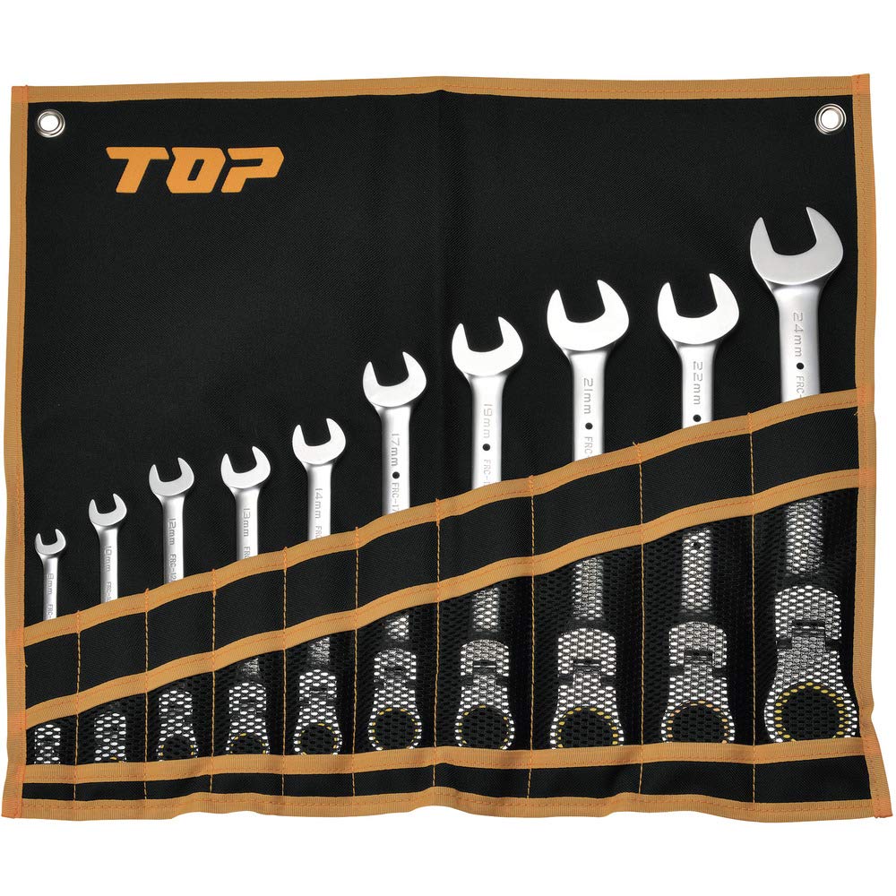 Top Industry Swing lock ratchet combination set of 10 special tool bag locking mechanism (TOP) pieces, included, 180° swing, 8-stage FRC-10000LKS
Top Industry Swing lock ratchet combination set of 10 special tool bag locking mechanism (TOP) pieces, included, 180° swing, 8-stage FRC-10000LKS
