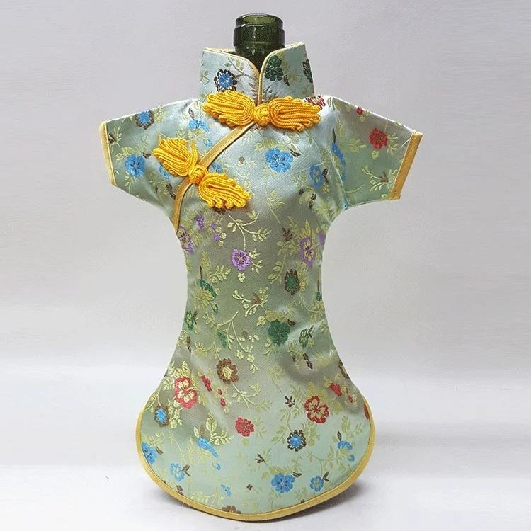 Класична китайська жіноча кришка для пляшки вина Cheongsam Одяг Чохол для пляшки вина Подарункова упаковка для вина lightgreen
Класична китайська жіноча кришка для пляшки вина Cheongsam Одяг Чохол для пляшки вина Подарункова упаковка для вина lightgreen