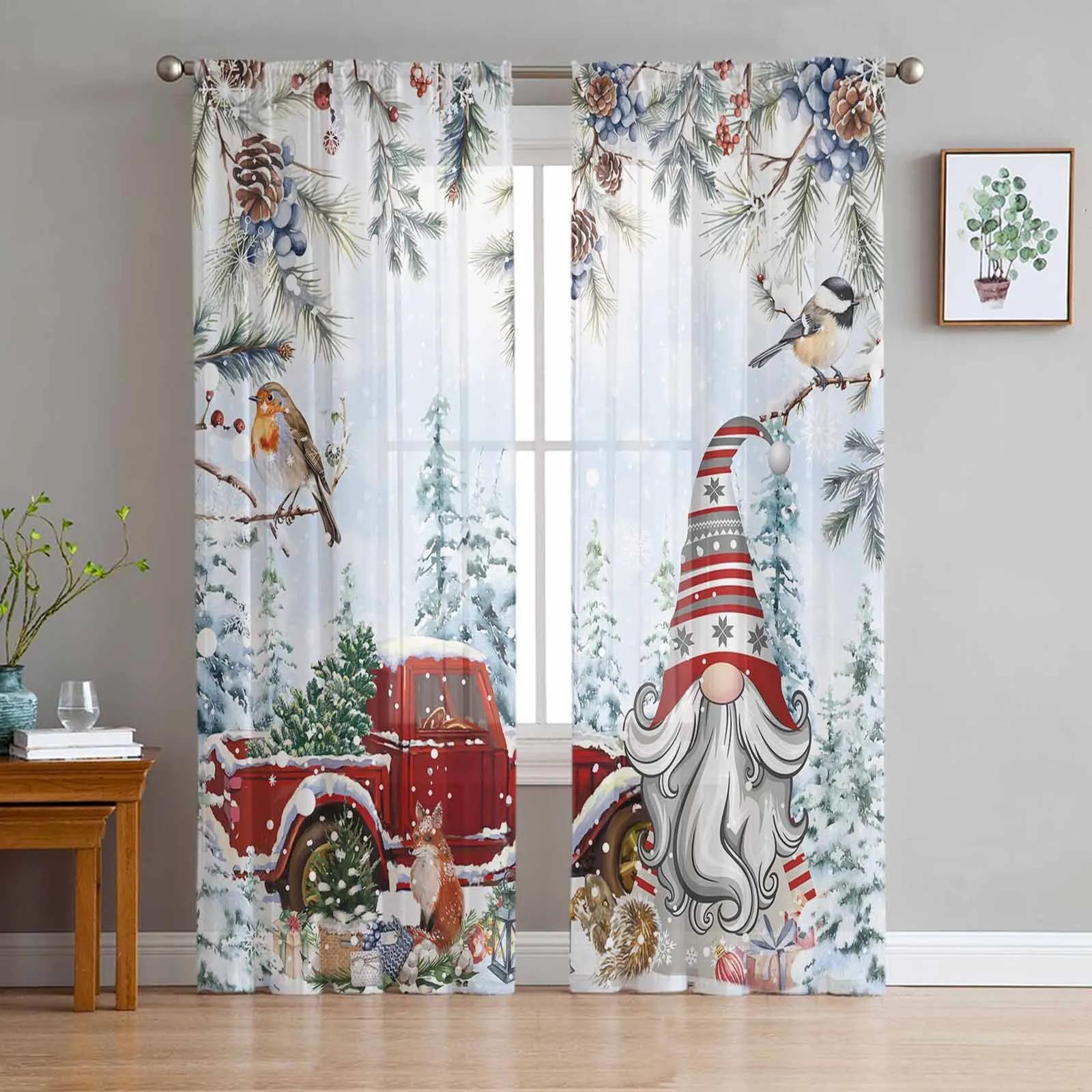 Xmas Winter Scene Snowflakes Christmas Gnome Crimson Red Yarn Curtain Window Panel Soft Tulle Curtains For Living Room Cooking Area Window Sheer W135 x H115cm x1&Grommet Top
Xmas Winter Scene Snowflakes Christmas Gnome Crimson Red Yarn Curtain Window Panel Soft Tulle Curtains For Living Room Cooking Area Window Sheer W135 x H115cm x1&Grommet Top