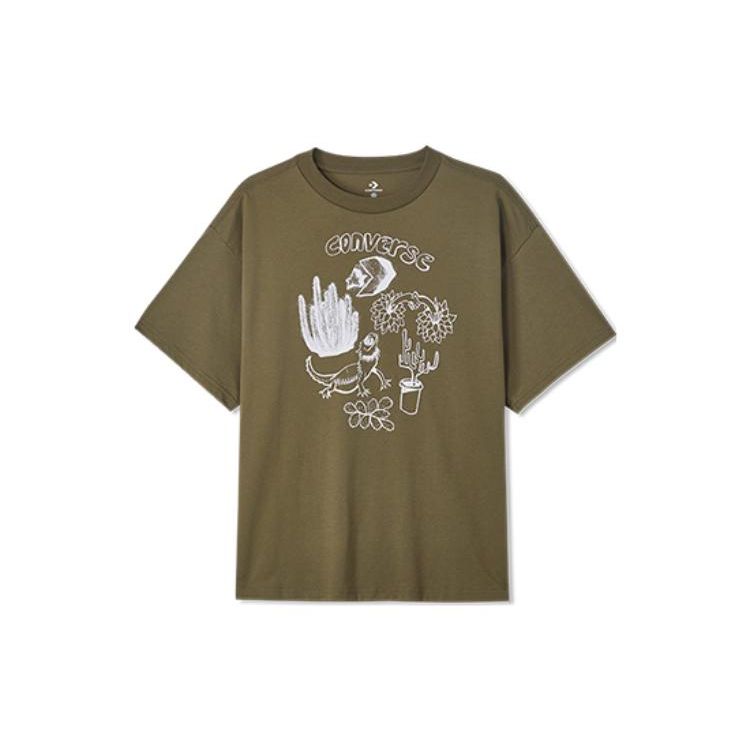Футболка Converse Desert Fauna and Flora с круглым вырезом и короткими рукавами, мужские топы, зеленый в стиле милитари 10023791-A02
Футболка Converse Desert Fauna and Flora с круглым вырезом и короткими рукавами, мужские топы, зеленый в стиле милитари 10023791-A02