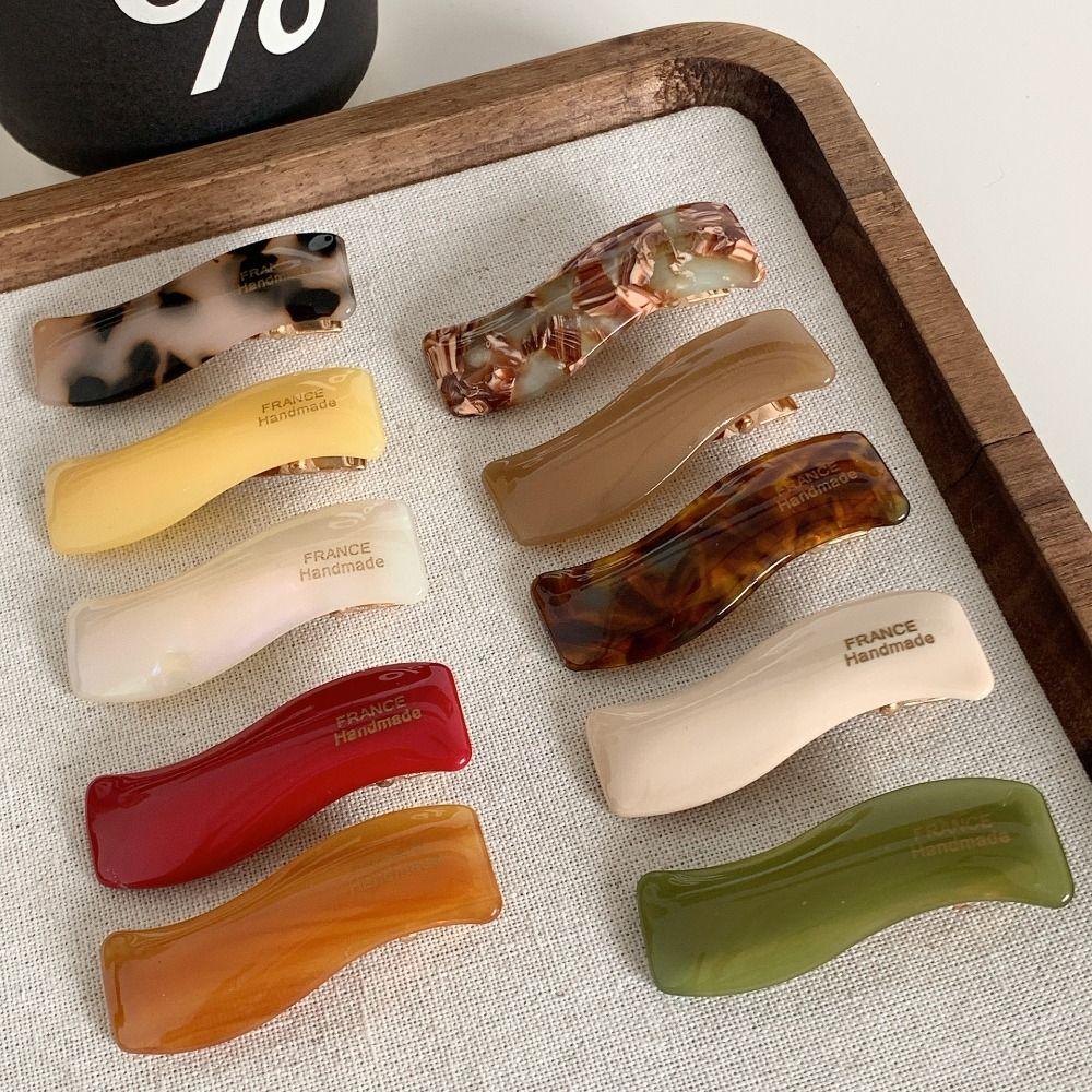 Acetic Acid Wavy Hair Clip Acrylic French Bangs Clip The New High-end Duckbill Clip Woman s
Acetic Acid Wavy Hair Clip Acrylic French Bangs Clip The New High-end Duckbill Clip Woman s