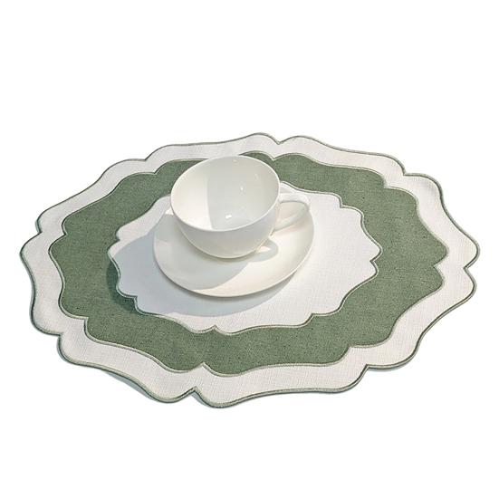 Scalloped Linen Placemat Dining Table Mat Machine Washable Wrinkle Free Dining Placemat for Home Farmhouse Kitchen Restaurant зелений
Scalloped Linen Placemat Dining Table Mat Machine Washable Wrinkle Free Dining Placemat for Home Farmhouse Kitchen Restaurant зелений
