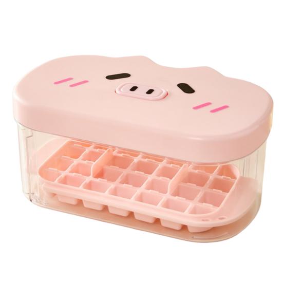 Pig-Shape Ice Cube Tray with Lid Plastic Mold for Freezer Leak-Proof Stackable BPA-Free Effortless Ice Cube Maker for Home Party розовый
Pig-Shape Ice Cube Tray with Lid Plastic Mold for Freezer Leak-Proof Stackable BPA-Free Effortless Ice Cube Maker for Home Party розовый
