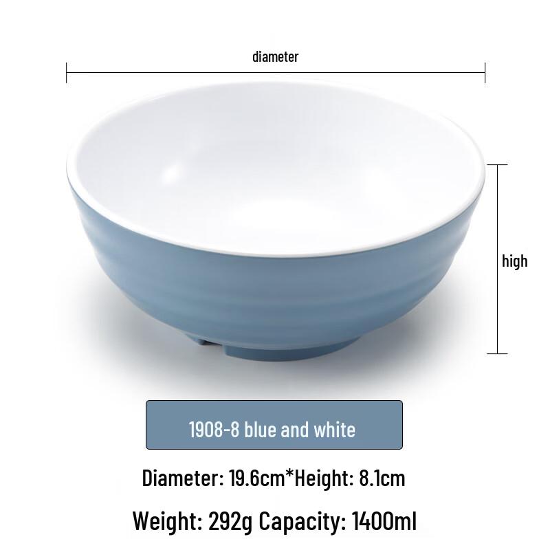 Commercial Restaurant Melamine Soup Noodle Bowl
Commercial Restaurant Melamine Soup Noodle Bowl