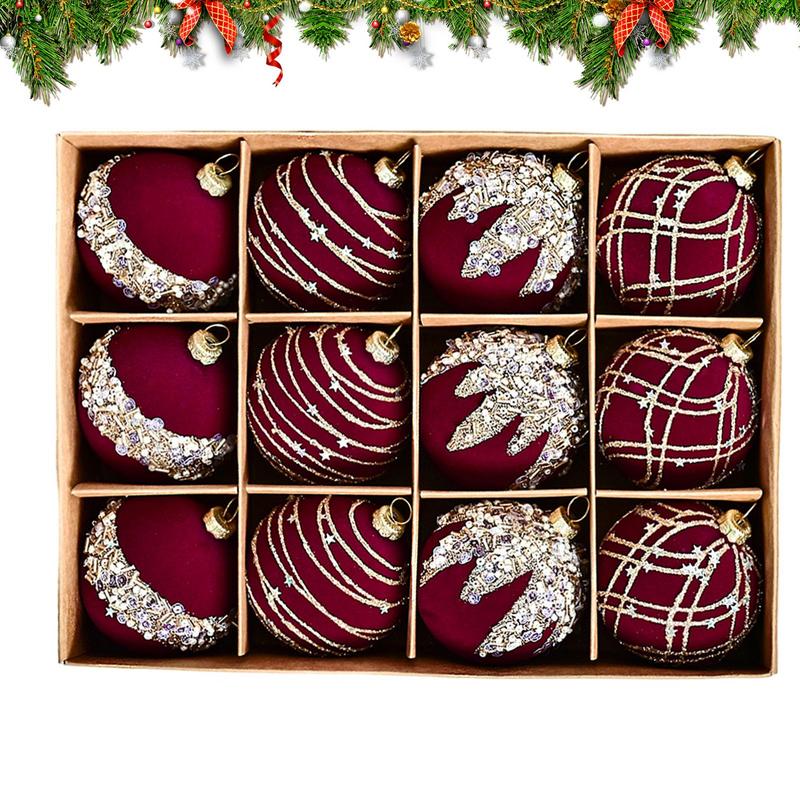 Glitter Christmas Balls 12pcs Decorative Shatterproof Ball For Christmas Tree Retro Christmas Tree Ball With Glitter For Holiday хакі
Glitter Christmas Balls 12pcs Decorative Shatterproof Ball For Christmas Tree Retro Christmas Tree Ball With Glitter For Holiday хакі