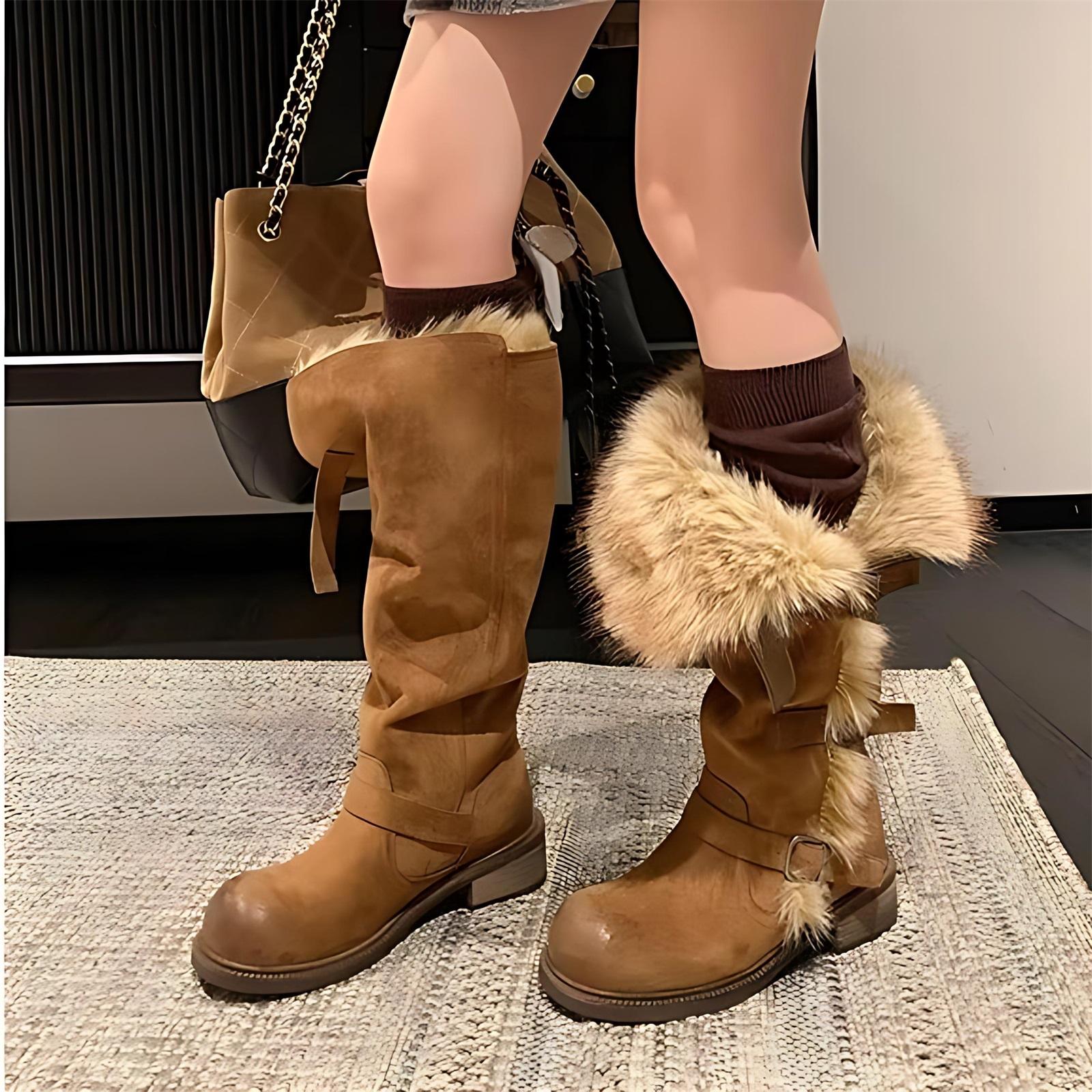Women s Fashion Belt Buckle Round Head Two-Way Thickened Warm Cotton Boots 35 верблюд
Women s Fashion Belt Buckle Round Head Two-Way Thickened Warm Cotton Boots 35 верблюд