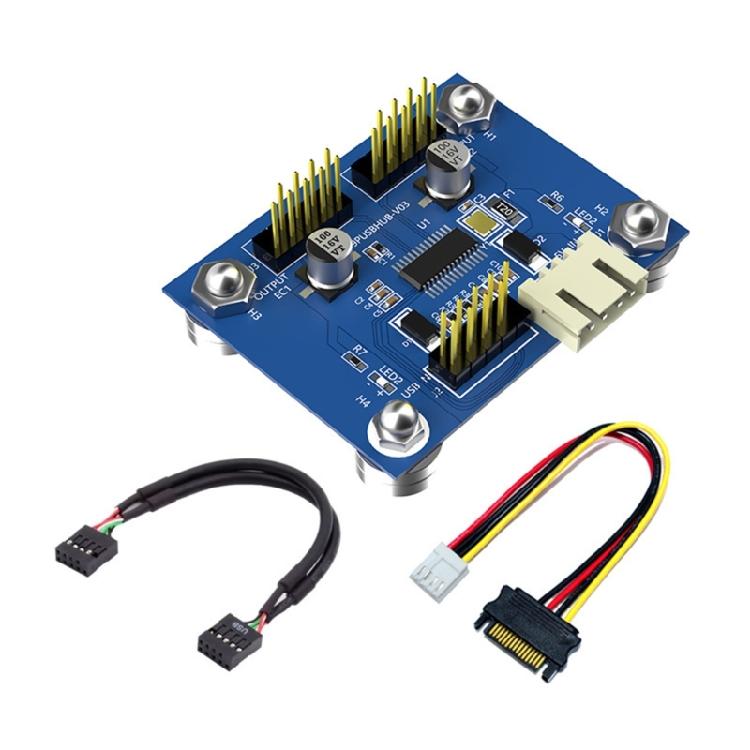 USB 2.0 9-контактний штекер до подвійного розгалужувача Внутрішні роз єми Оптимізовано для корпусу ПК Кілька конфігурацій пристроїв 1
USB 2.0 9-контактний штекер до подвійного розгалужувача Внутрішні роз єми Оптимізовано для корпусу ПК Кілька конфігурацій пристроїв 1