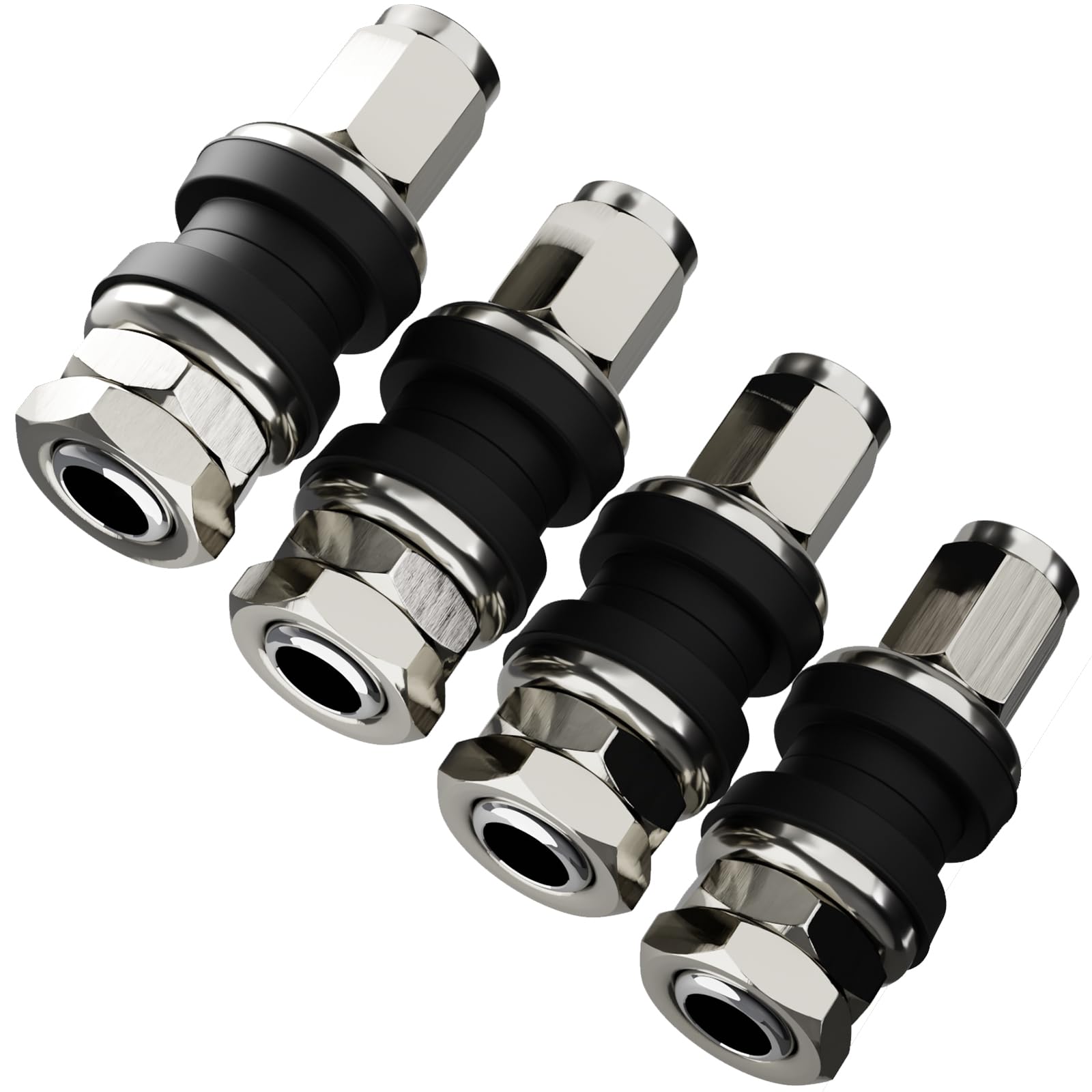 dack-in Universal Air Valve Car Tire Valve Tubeless Valve Motorcycle Tire Air Valve Clamp-in Short Silver TR33E Set of 4
dack-in Universal Air Valve Car Tire Valve Tubeless Valve Motorcycle Tire Air Valve Clamp-in Short Silver TR33E Set of 4