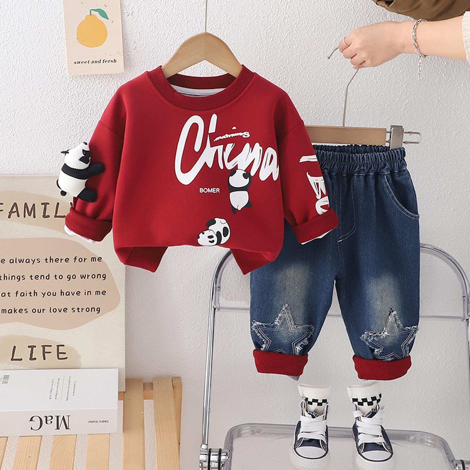 Kids Casual Long-Sleeve Set, Comfortable Daily Wear Outfits 90 червоний
Kids Casual Long-Sleeve Set, Comfortable Daily Wear Outfits 90 червоний