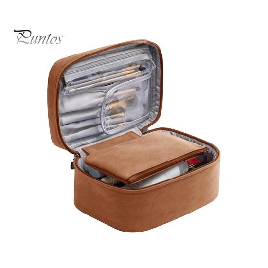 Косметичка с хранилищем кистей для макияжа, вместительный водонепроницаемый органайзер для дорожных туалетных принадлежностей из искусственной кожи верблюд
Косметичка с хранилищем кистей для макияжа, вместительный водонепроницаемый органайзер для дорожных туалетных принадлежностей из искусственной кожи верблюд