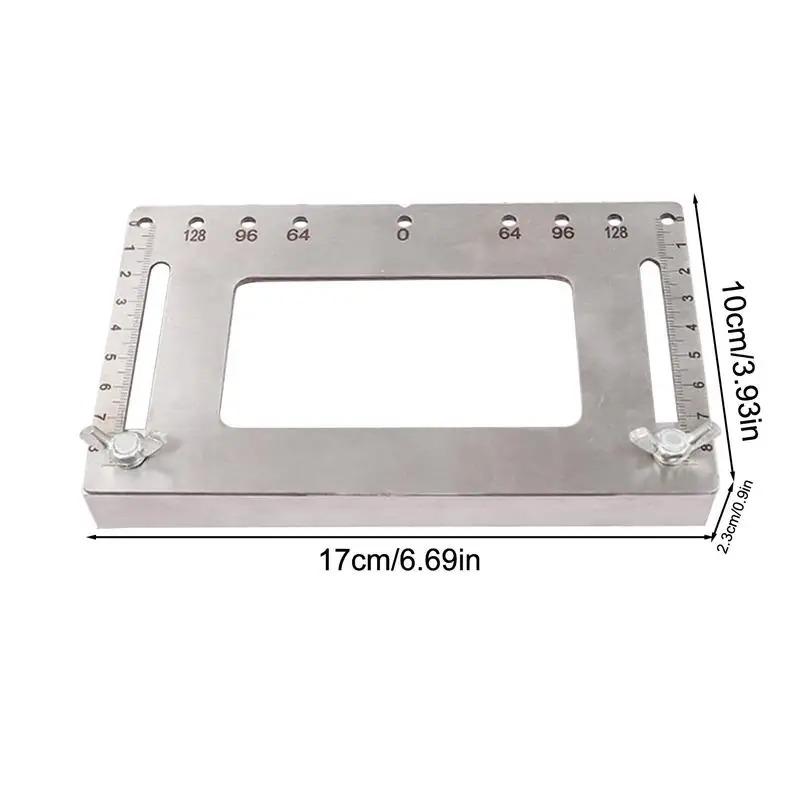 Wood Drilling Dowelling Guide Stainless Steel Professional Adjustable Hole Punch Locator Portable Woodworking Accessories
Wood Drilling Dowelling Guide Stainless Steel Professional Adjustable Hole Punch Locator Portable Woodworking Accessories