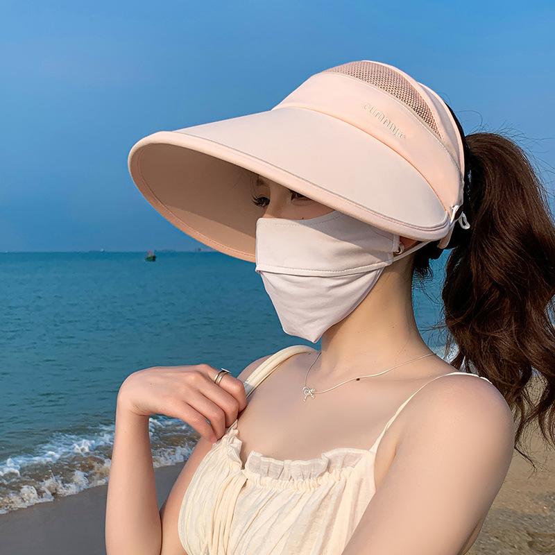 Summer sunscreen empty top hat women s big eaves outdoor cycling UV protection can be hung mask ice silk sun hat Adjustable (can hang masks)
Summer sunscreen empty top hat women s big eaves outdoor cycling UV protection can be hung mask ice silk sun hat Adjustable (can hang masks)