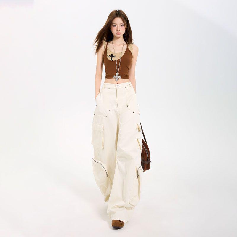 Autumn 2025 Retro Cargo Pants: American Street Style, Multi-Pocket, Heavy-Duty Zipper, Wide Leg Design. S
Autumn 2025 Retro Cargo Pants: American Street Style, Multi-Pocket, Heavy-Duty Zipper, Wide Leg Design. S