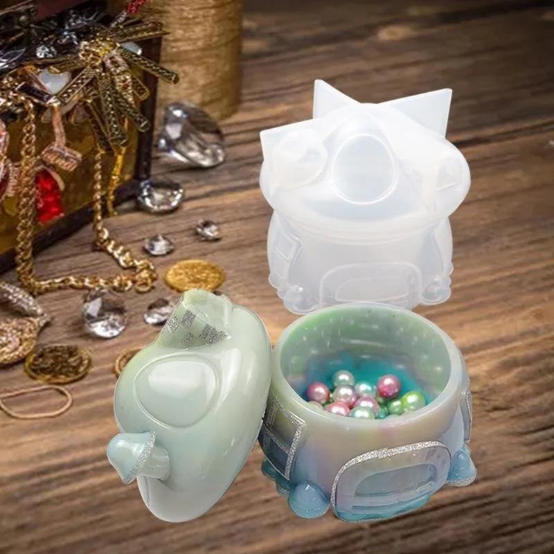 DIY Crystal Drop Mold Mushroom House Storage Box Jewelry Candlestick Silicone Mold
DIY Crystal Drop Mold Mushroom House Storage Box Jewelry Candlestick Silicone Mold