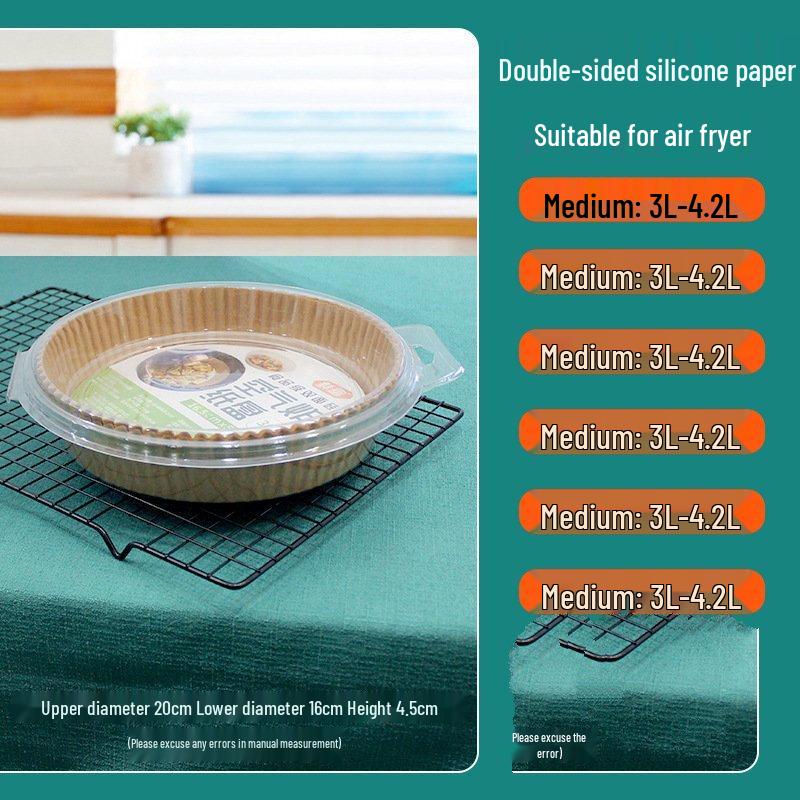 ZISIZ Air Fryer Disposable Paper Liners
ZISIZ Air Fryer Disposable Paper Liners