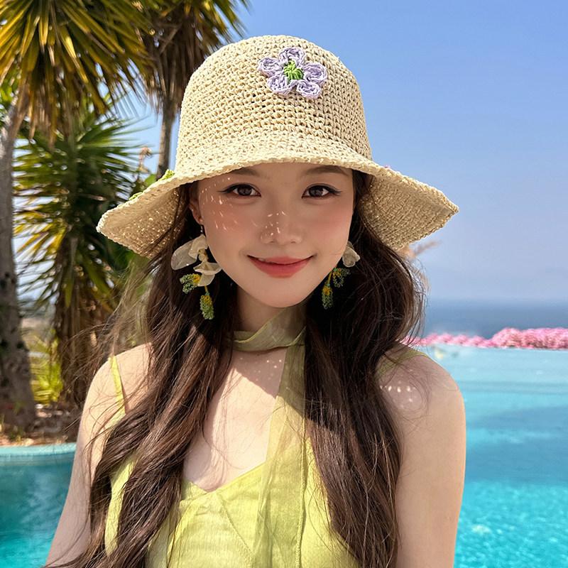 Women s Floral Applique Straw Sun Hat Crochet Bucket Hat with Chiffon Ribbon Wide Brim UV Protection for Beach & Vacation бежевый
Women s Floral Applique Straw Sun Hat Crochet Bucket Hat with Chiffon Ribbon Wide Brim UV Protection for Beach & Vacation бежевый