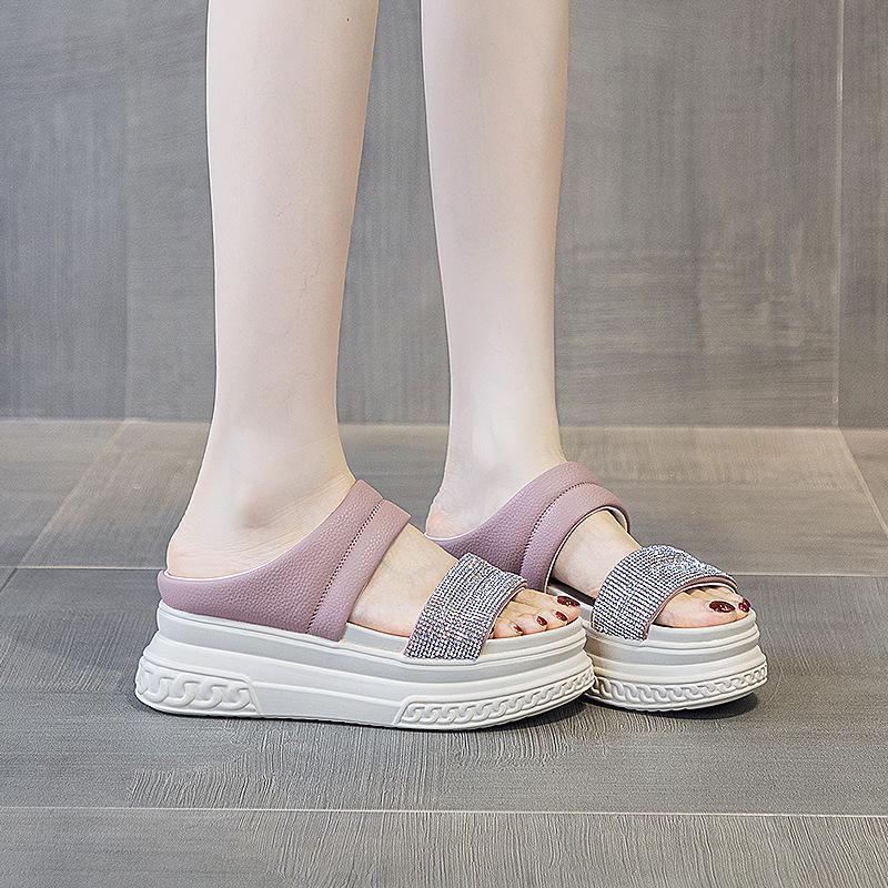 Летняя обувь сандалии на одной платформе со стразами женские 2025 новые простые модные корейская версия с открытым носком сандалии на платформе тренд 40 фиолетовый
Летняя обувь сандалии на одной платформе со стразами женские 2025 новые простые модные корейская версия с открытым носком сандалии на платформе тренд 40 фиолетовый