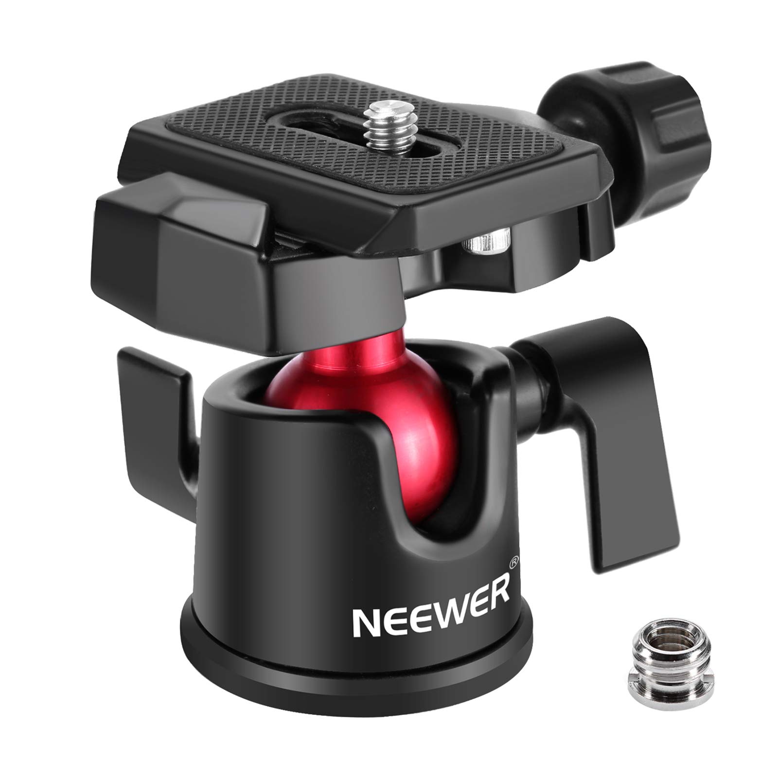NEEWER Camera Tripod Ball Rotation Panorama with Arca Type Quick Plate and Bubble Level for DSLR Max Head, 360° 1/4 Camera/Camcorder/Tripod/Monopod,
NEEWER Camera Tripod Ball Rotation Panorama with Arca Type Quick Plate and Bubble Level for DSLR Max Head, 360° 1/4 Camera/Camcorder/Tripod/Monopod,