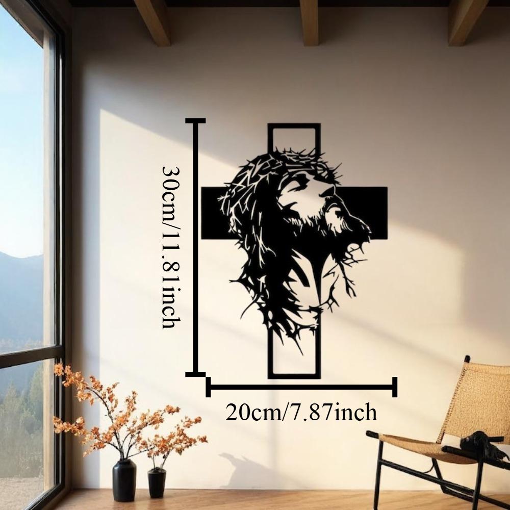 Metal Cross Wall Art, Christian Decor for Living Room, Minimalist Crucifix Silhouette Religious Gift 12in чёрный
Metal Cross Wall Art, Christian Decor for Living Room, Minimalist Crucifix Silhouette Religious Gift 12in чёрный