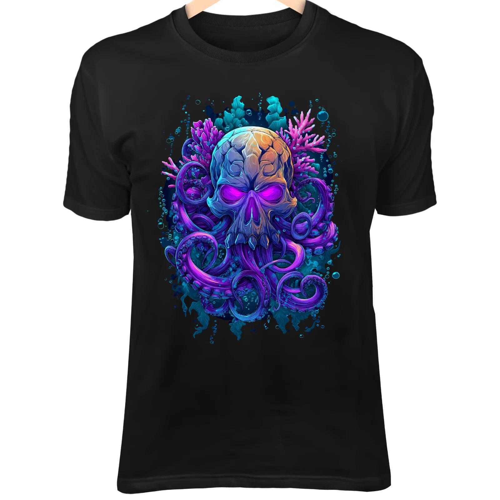 Tribal Skull Kraken Coral Shirt - Coral Tentacles and Purple Glow Eyes L
Tribal Skull Kraken Coral Shirt - Coral Tentacles and Purple Glow Eyes L