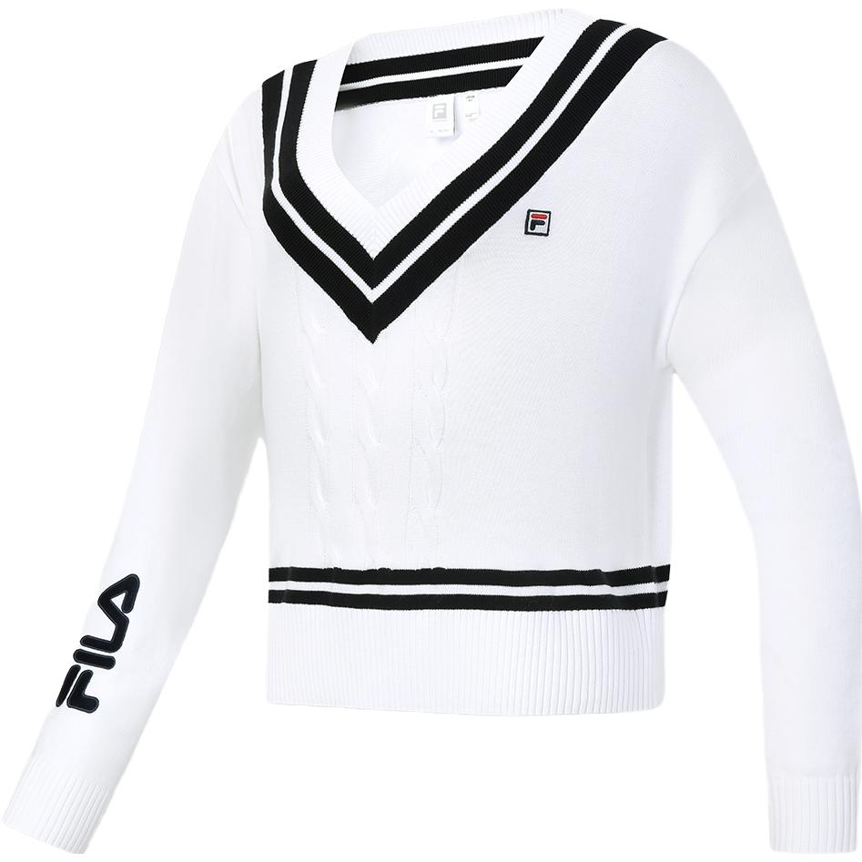 FILA Color Block свободный спортивный трикотажный топ с V-образным вырезом и длинными рукавами женские топы нефритово-белого цвета A11W333402FWT S
FILA Color Block свободный спортивный трикотажный топ с V-образным вырезом и длинными рукавами женские топы нефритово-белого цвета A11W333402FWT S