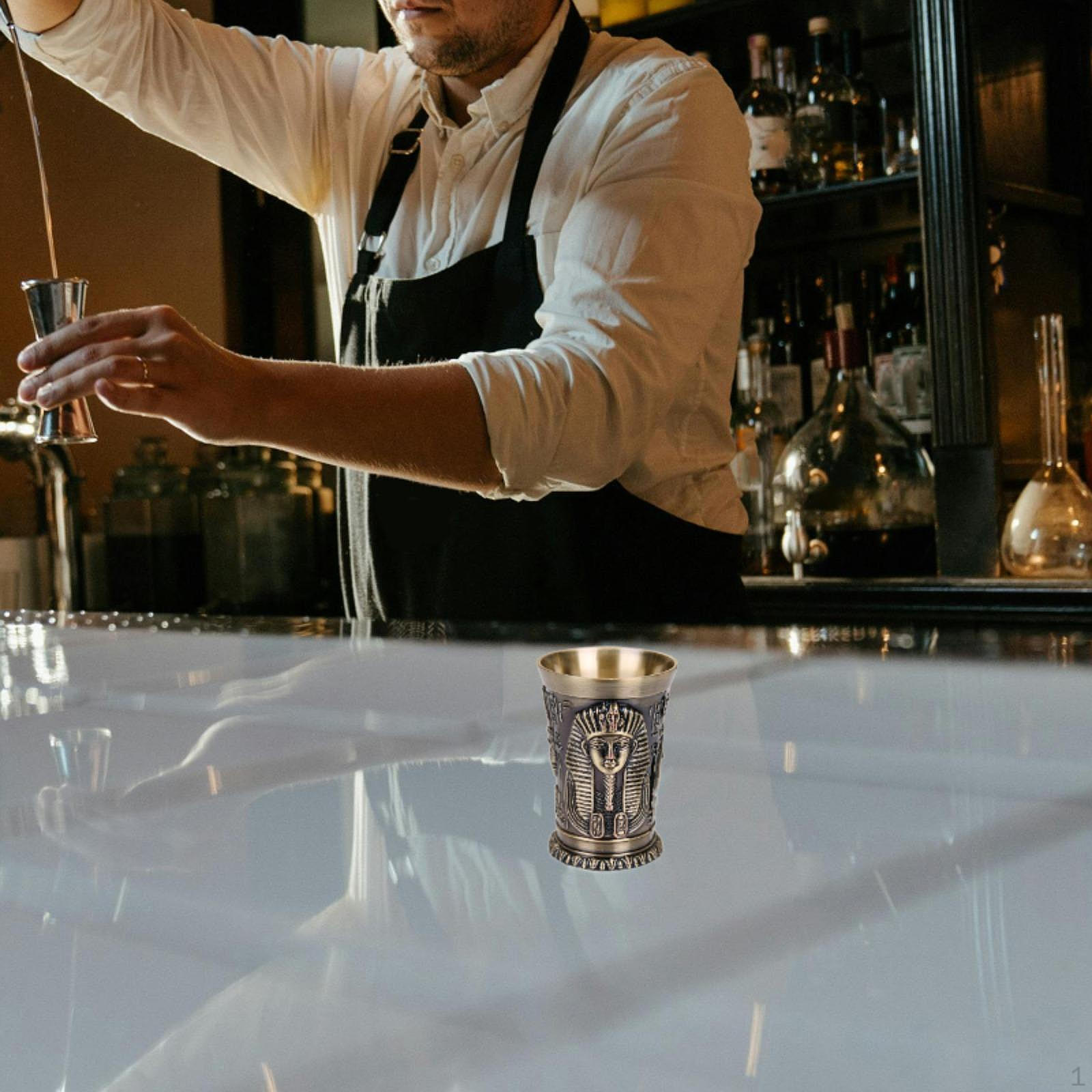 Стакан для питья Египетский кубок сплав 30 мл новинка украшенный старинный египетский винный бокал глоток для бара золотой
Стакан для питья Египетский кубок сплав 30 мл новинка украшенный старинный египетский винный бокал глоток для бара золотой