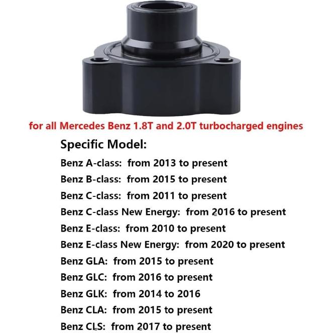 1.8T/ 2.0T Car Turbine Blow-Off Valve Adapter,Compatible With Mercedes Benz 2010-2025 A-class/B-class/C-class/E-Class/GLA/GLC/GLK/CLA/CLS, Vehicle
1.8T/ 2.0T Car Turbine Blow-Off Valve Adapter,Compatible With Mercedes Benz 2010-2025 A-class/B-class/C-class/E-Class/GLA/GLC/GLK/CLA/CLS, Vehicle