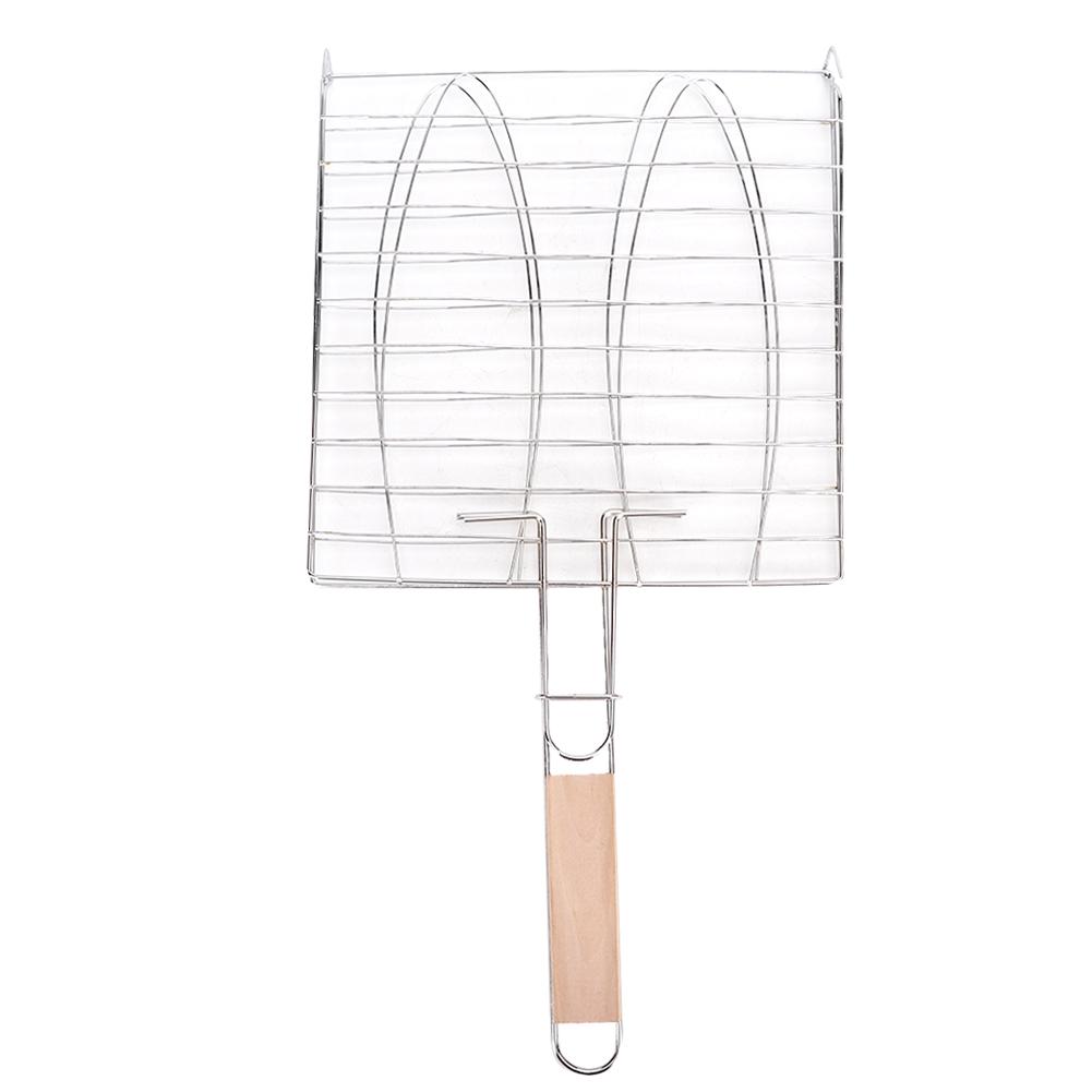 Stainless Steel Non Stick Handle BBQ Net Barbecue Mesh Fish Meat Grill Basket for BBQ Oven
Stainless Steel Non Stick Handle BBQ Net Barbecue Mesh Fish Meat Grill Basket for BBQ Oven