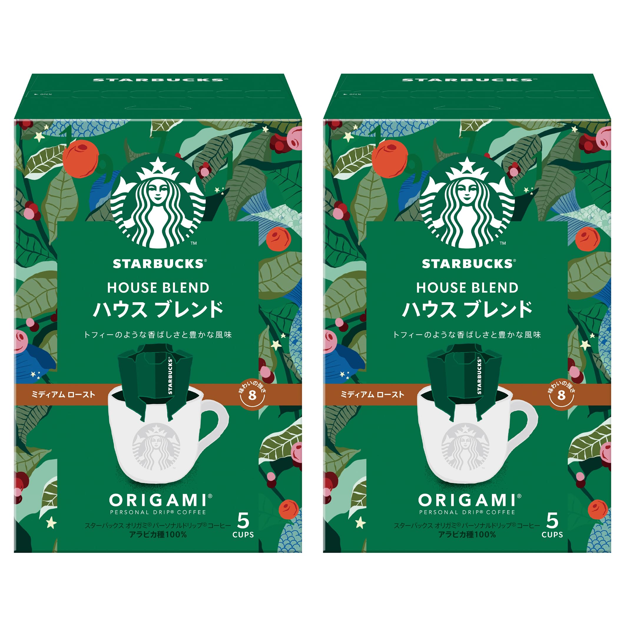 Starbucks Origami Personal Drip Coffee House Blend 5 пакетиков x 2 Обычная средняя обжарка (9г/1 пакетик) коробки, Кофе,
Starbucks Origami Personal Drip Coffee House Blend 5 пакетиков x 2 Обычная средняя обжарка (9г/1 пакетик) коробки, Кофе,