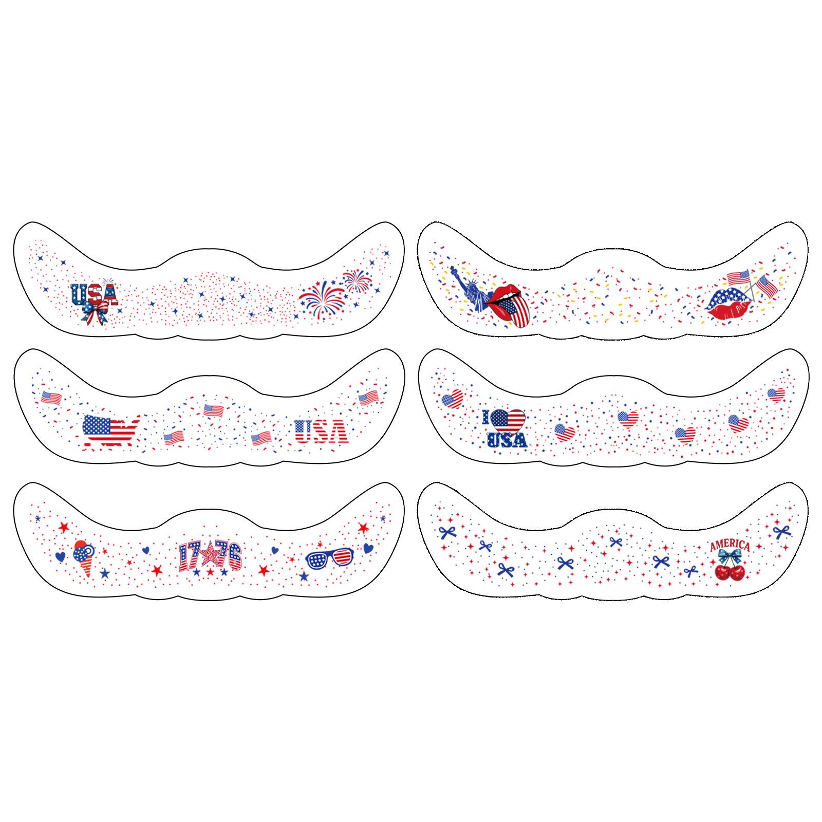 Independence Day Freckles Blush Face Sticker Flag Party Decoration Celebration Flag Tattoo Sticker 5*16cm (quantity: 6 for a set)
Independence Day Freckles Blush Face Sticker Flag Party Decoration Celebration Flag Tattoo Sticker 5*16cm (quantity: 6 for a set)