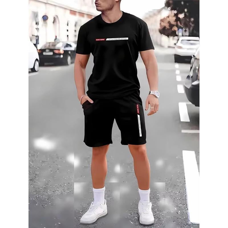 Summer Men s Casual Suit Men s Street Fashion T-shirt Shorts Two-piece Set Men s Lightweight Breathable Sportswear 2XL
Summer Men s Casual Suit Men s Street Fashion T-shirt Shorts Two-piece Set Men s Lightweight Breathable Sportswear 2XL