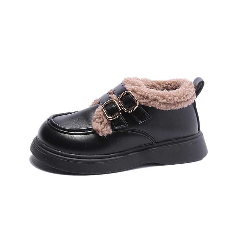 Children Leather Shoes Winter British Thick Soled Girls Shoes Plush Casual Warm Thicken Cotton Shoes 24 чорний
Children Leather Shoes Winter British Thick Soled Girls Shoes Plush Casual Warm Thicken Cotton Shoes 24 чорний