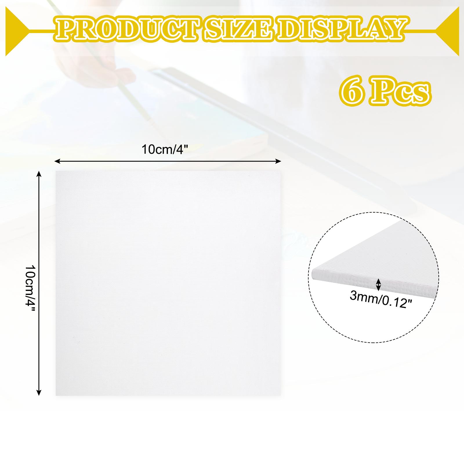 6Pcs Canvas Boards for Painting Blank Flat Canvas Panels Art Painting Supply White 100%Cotton for Acrylic Oil Watercolor Tempera
6Pcs Canvas Boards for Painting Blank Flat Canvas Panels Art Painting Supply White 100%Cotton for Acrylic Oil Watercolor Tempera