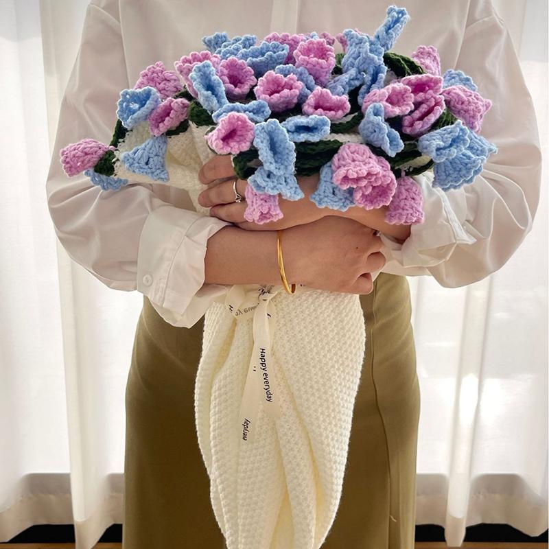 Crocheted Bouquet Blanket Hand-Knitted Sunflower Carnation Lily Of The Valley Sofa Throw Blankets Valentine Mother S Day Gift Items 60cm
Crocheted Bouquet Blanket Hand-Knitted Sunflower Carnation Lily Of The Valley Sofa Throw Blankets Valentine Mother S Day Gift Items 60cm