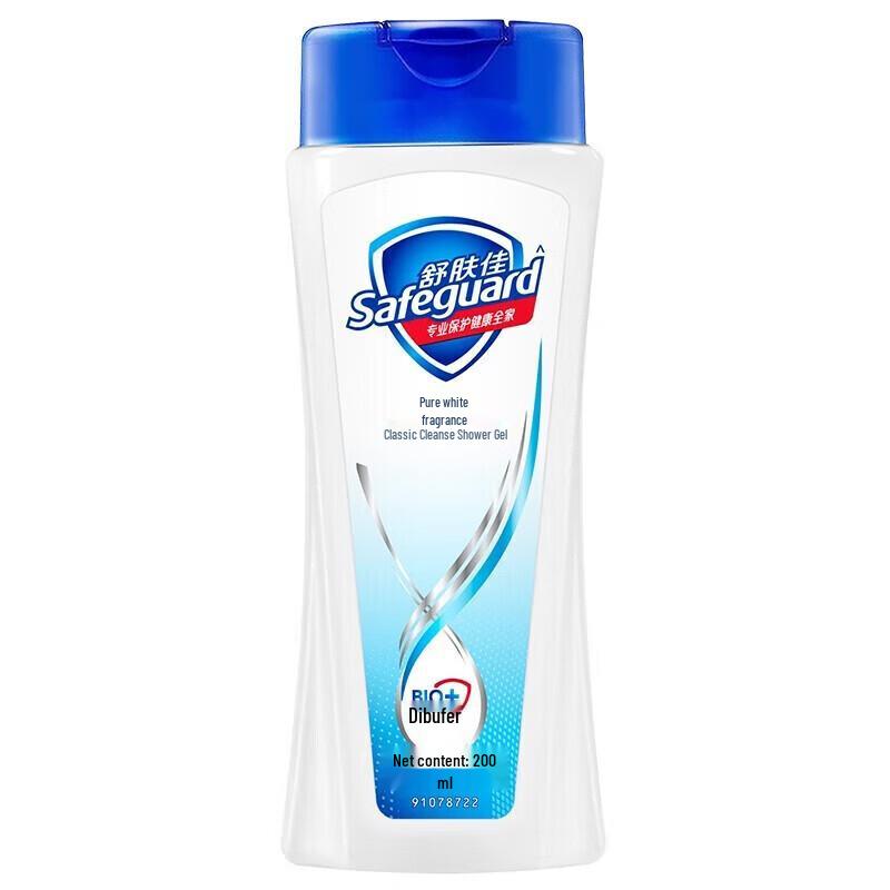 Safeguard Pure White Fragrance Shower Gel 180ml
Safeguard Pure White Fragrance Shower Gel 180ml