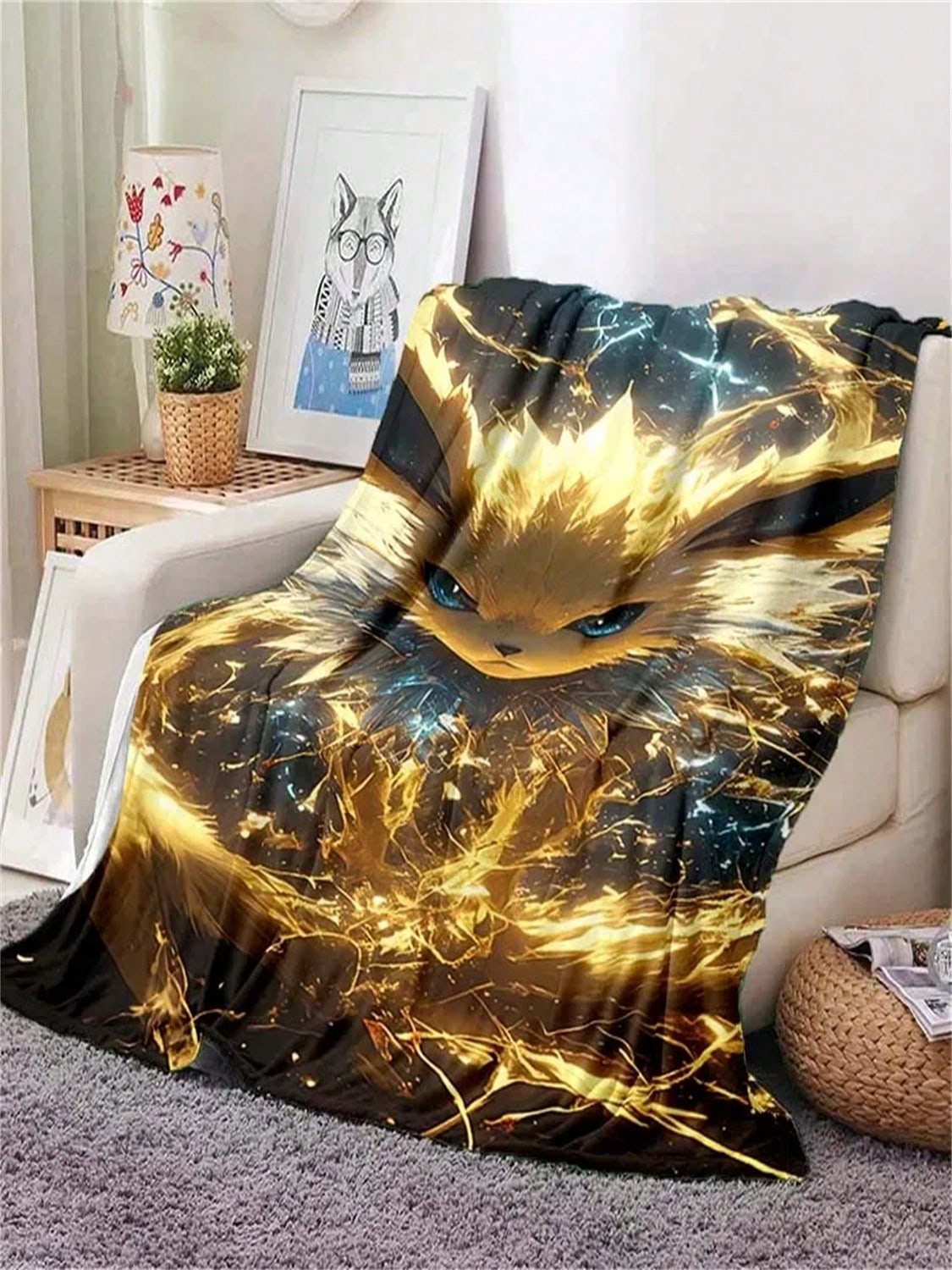 Cartoon Warm Soft Eevee Blanket Fluffy Sofa Plaid Plush Bedspread Winter Four Season Throw Blanket For Sofa Bed#Color_Style O,Size_150X180CM 75X95CM сірий колір
Cartoon Warm Soft Eevee Blanket Fluffy Sofa Plaid Plush Bedspread Winter Four Season Throw Blanket For Sofa Bed#Color_Style O,Size_150X180CM 75X95CM сірий колір