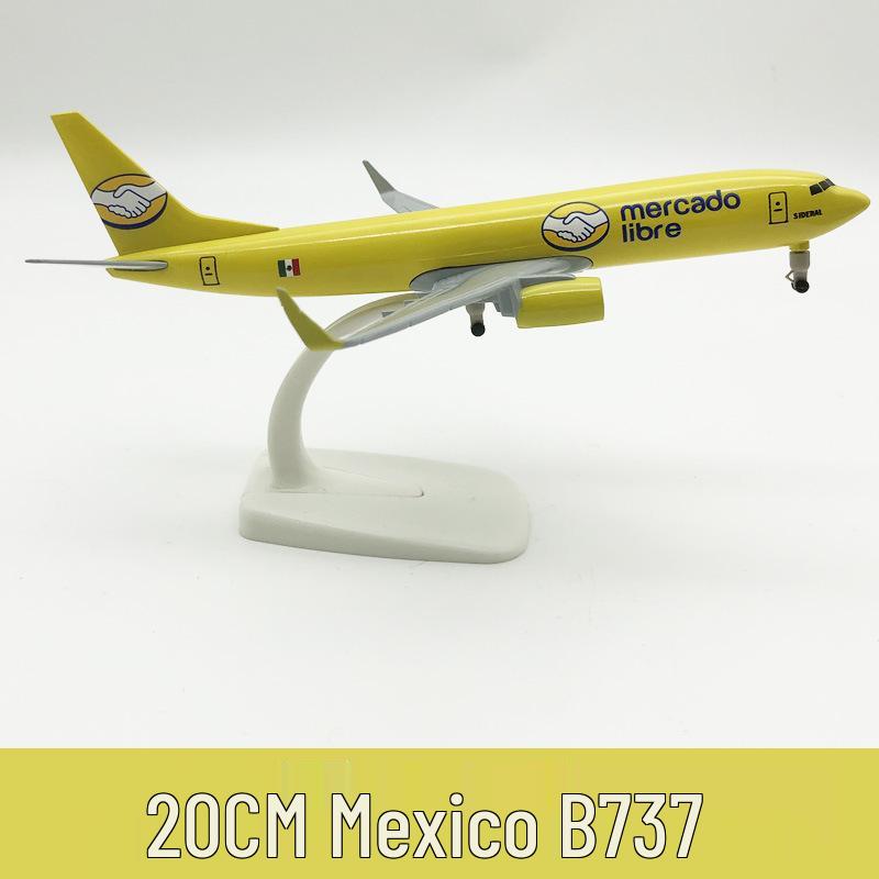 20CM Alloy 737 Passenger Jet Model with Landing Gear, Mexico
20CM Alloy 737 Passenger Jet Model with Landing Gear, Mexico