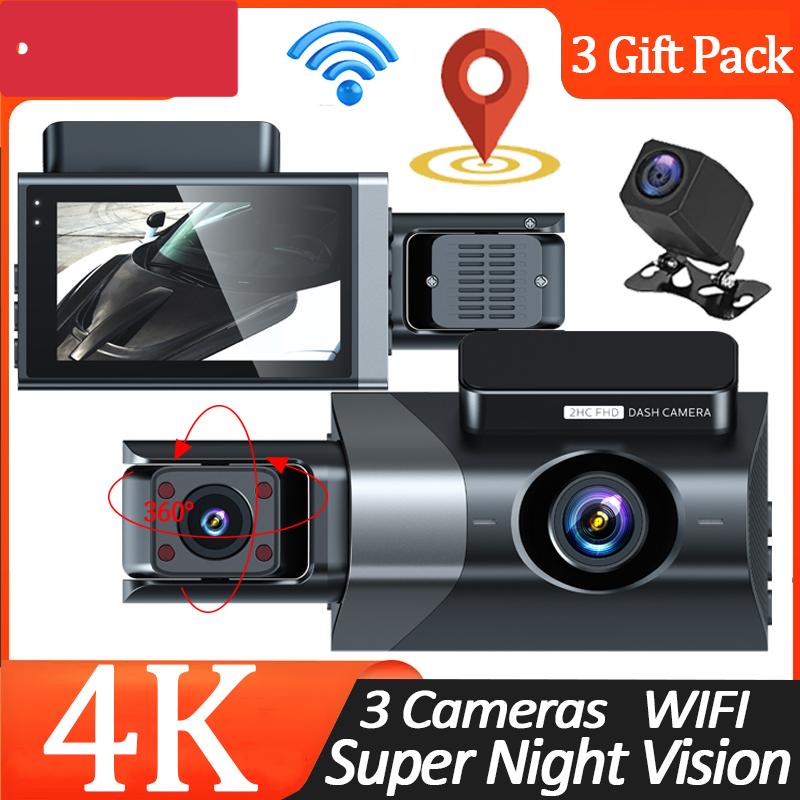 4K Dash Cam для автомобилей Камера WIFI GPS Видеорегистратор для транспортного средства Автомобильный видеорегистратор Камера заднего вида Черный ящик Автомобильный аксессуар
4K Dash Cam для автомобилей Камера WIFI GPS Видеорегистратор для транспортного средства Автомобильный видеорегистратор Камера заднего вида Черный ящик Автомобильный аксессуар