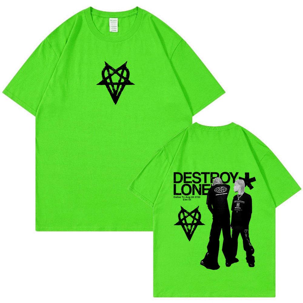 Футболка рэпера Destroy Lonely Мужская Женская Модная Хип-хоп Футболки оверсайз 100% Хлопок Повседневные Футболки с коротким рукавом Уличная одежда 4XL
Футболка рэпера Destroy Lonely Мужская Женская Модная Хип-хоп Футболки оверсайз 100% Хлопок Повседневные Футболки с коротким рукавом Уличная одежда 4XL