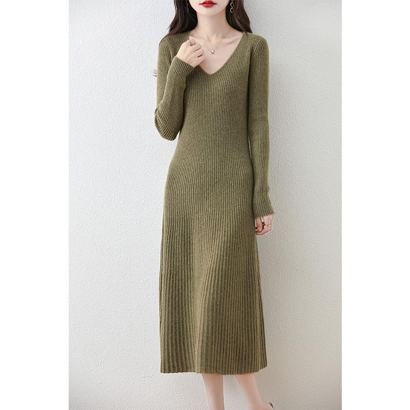 Женское кашемировое платье Qinghe кашемир 30% кашемир 70% шерсть осенне-зимняя кашемировая юбка мягкая и теплая XL зелёный
Женское кашемировое платье Qinghe кашемир 30% кашемир 70% шерсть осенне-зимняя кашемировая юбка мягкая и теплая XL зелёный