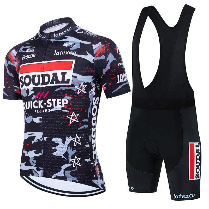New 2026 SOUDAL Quick Step Men Summer Short Sleeve Cycling Jersey Set Breathable Quick Drying Cycling Clothes Shirt 19D Cushion Asia-4XL
New 2026 SOUDAL Quick Step Men Summer Short Sleeve Cycling Jersey Set Breathable Quick Drying Cycling Clothes Shirt 19D Cushion Asia-4XL