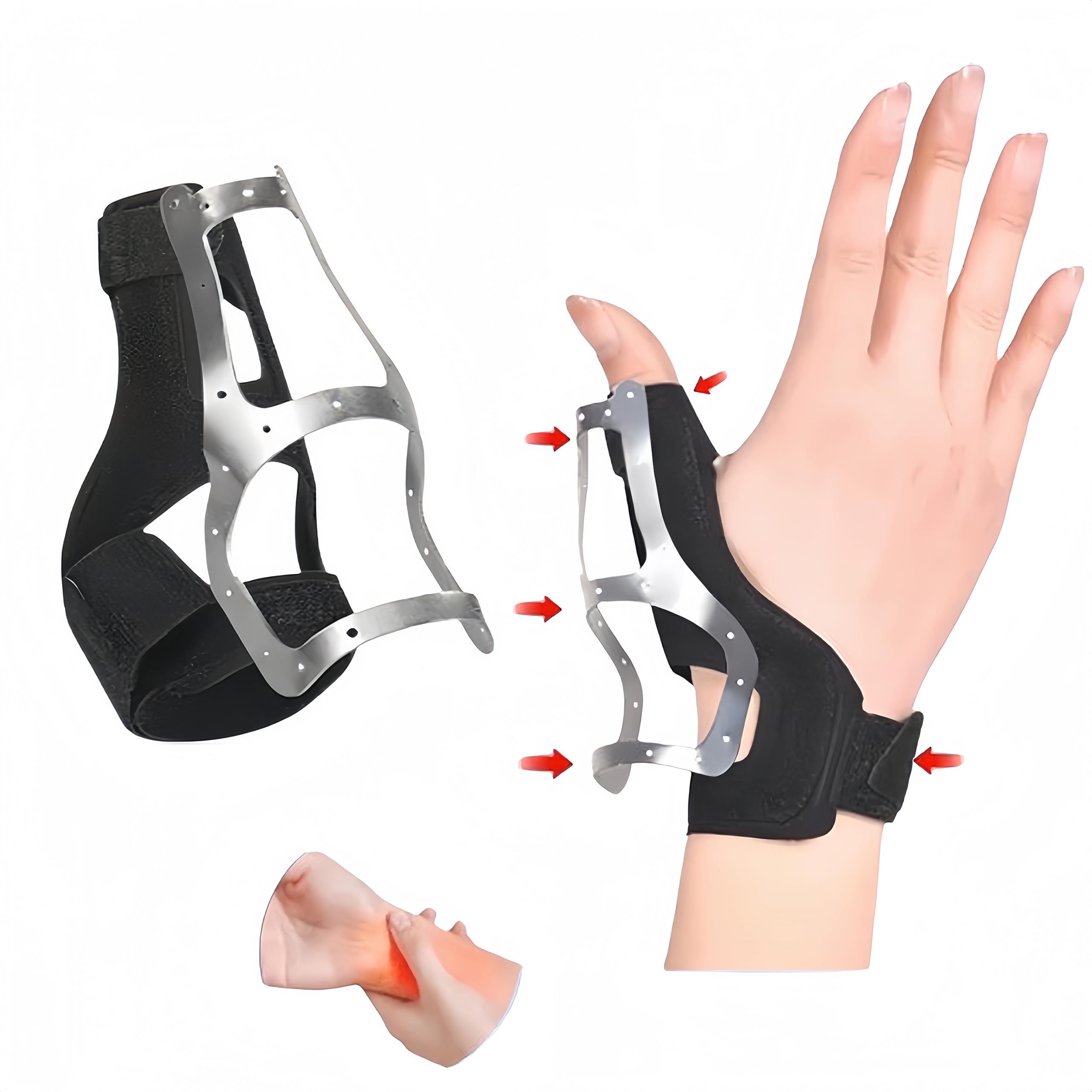 Wrist and thumb thumb base thumb suitable for both left and right finger foldable aluminum for simple daily unisex Japanese instruction manual чорний
Wrist and thumb thumb base thumb suitable for both left and right finger foldable aluminum for simple daily unisex Japanese instruction manual чорний